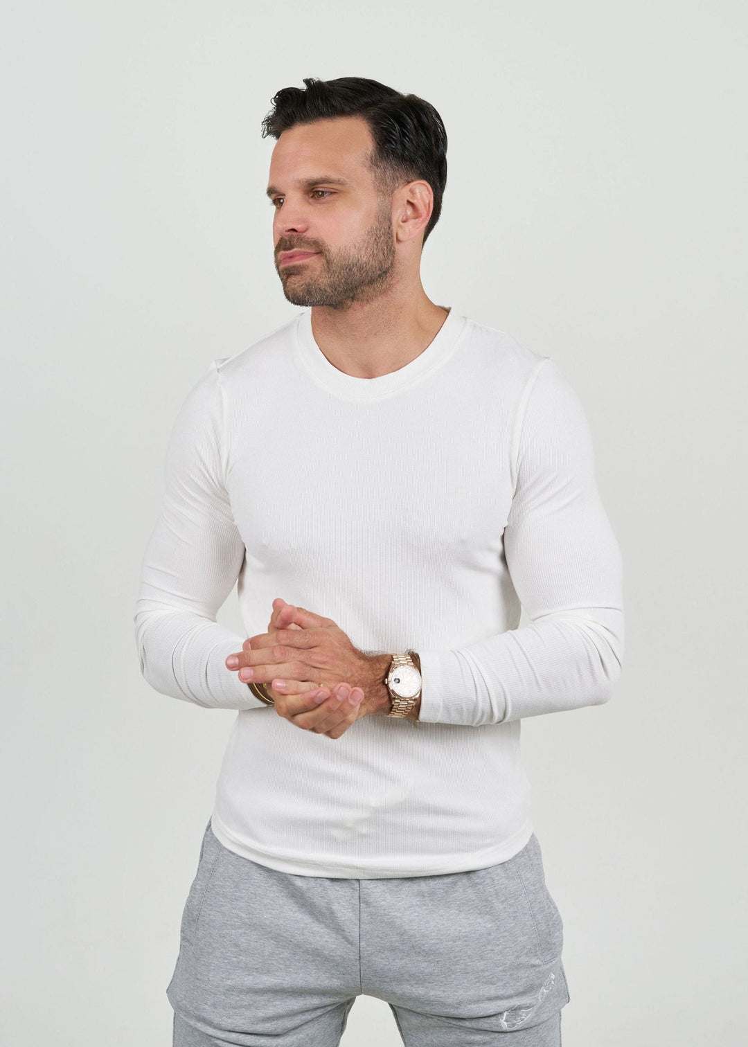 MEN'S LUXE-RIB LONG-SLEEVE