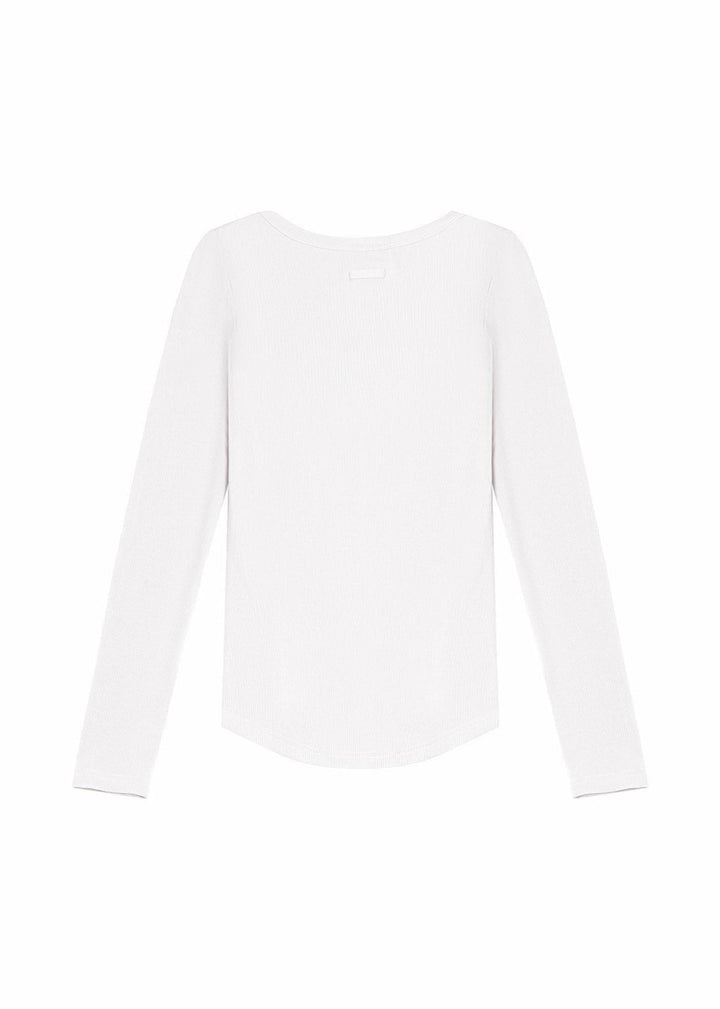 LUXE-RIB SCOOP NECK